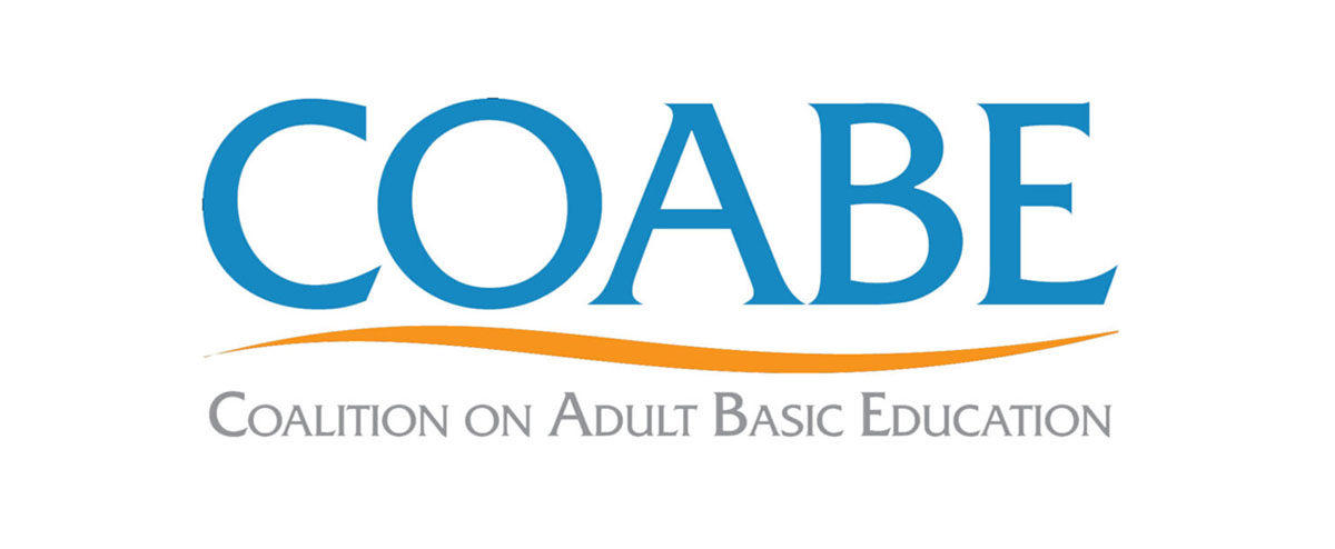 COABE: Coalition on Adult Basic Education with logo