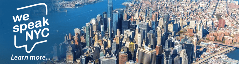 a link to the we speak new york city page