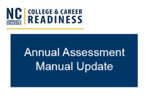 Annual Assessment Manual Update