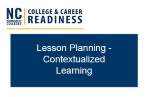 webinar lesson planning contextualized learning